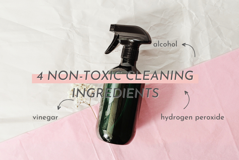 The Top Four Non-Toxic Cleaning Ingredients Every Homemaker Should Have on Hand.