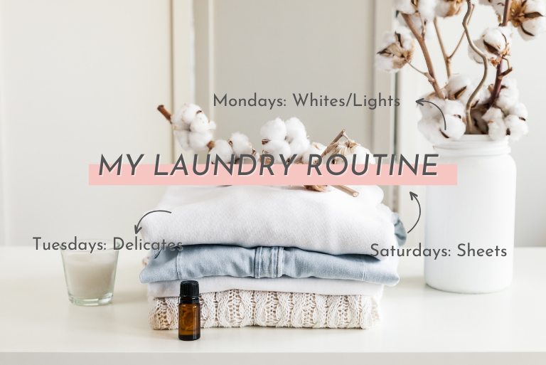 Today I'm sharing the laundry routine that saved my sanity, and the clothes in my closet! If you're looking for a cleaning routine that will keep you on top of the laundry in your house, this is it!