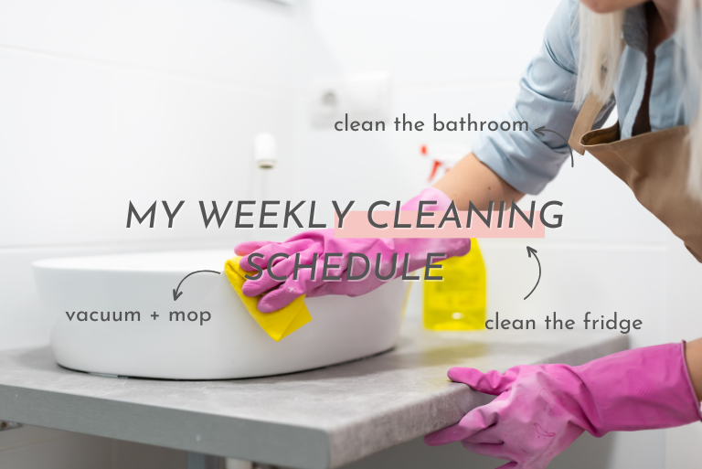 5 Things I Do Weekly for a Spotless Home! Say Goodbye to Chaos with this Easy Cleaning Schedule
